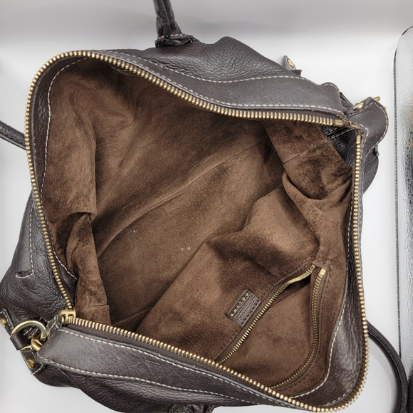 VTG Céline East/West Shoulder Bag in Stitched Brown Leather w/COA - Picture 13 of 16